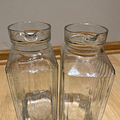 glass storage bottle