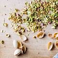 crushed pistachios
