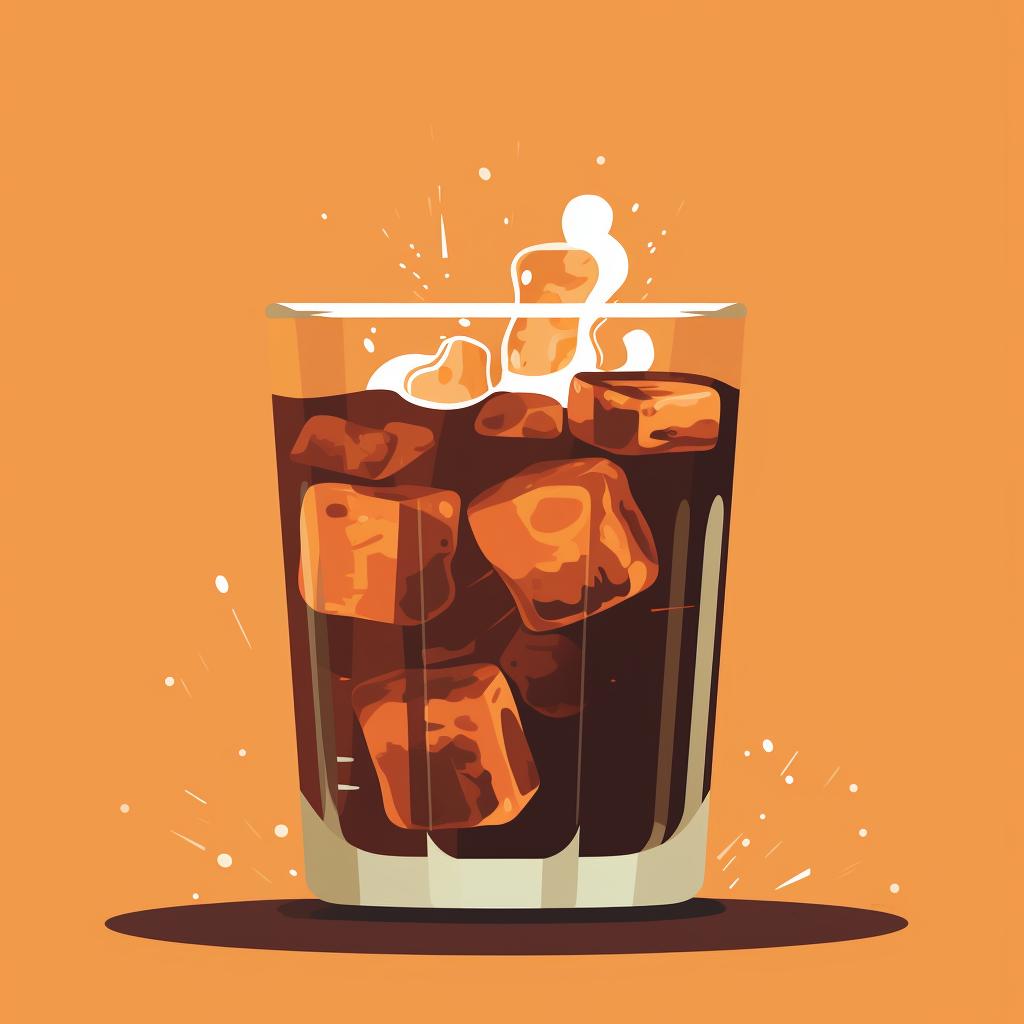Cold brew being served over ice
